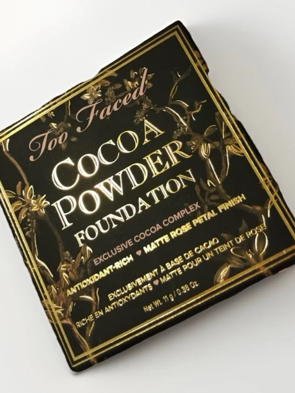 Too Faced‎ Cocoa Powder Foundation Deep Tan 0.38 oz New In Box